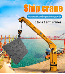 رافعة ذراع مستقيمة تلسكوبية 5 طن لسفينة قارب ، رافعة بحرية على سطح السفينة ، رافعة CCS BV CE - Product Image 5