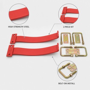 Heavy-Duty Steel Rear Load Plus Helper <b>Leaf</b> Spring Suspension Leveling Kit Increases Payload Capacity Reduces Sagging for TRUNKS - Product Image 2