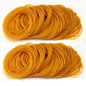 High Quality Transparent Yellow Rubberband Manufacturer Natural Elastic Rubber Band For Tying Money School Office Home