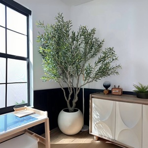 Haut de gamme artificielle <span class=keywords><strong>olivier</strong></span> grand vert intérieur aménagement paysager plante <span class=keywords><strong>en</strong></span> <span class=keywords><strong>pot</strong></span> pur à la main <span class=keywords><strong>en</strong></span> plastique usine <span class=keywords><strong>en</strong></span> <span class=keywords><strong>gros</strong></span> <span class=keywords><strong>pour</strong></span> un usage domestique - Product Image 3