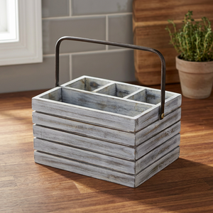 Antique Finished Wooden Non-Folding Customizable Eco-Friendly Durable Waterproof Adjustable Tableware Storage Holder <b>Kitchen</b> Use - Product Image 1