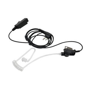 Tubo acústico Walkie Talkie con cable de 2 pines, Radio bidireccional de mano, micrófono grande, auriculares PTT, intercomunicador, comunicación inalámbrica, uso en coche - Product Image 4