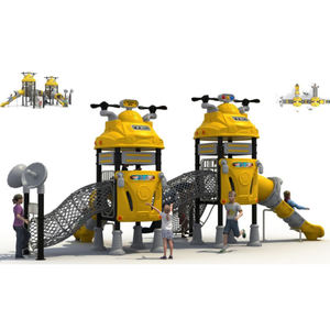 Toboggans Train-équipement pour aire de jeux Tubes colorés pour terrains de jeux école primaire équipement de terrain de jeu extérieur moderne grand - Product Image 3