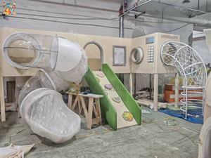 Terrain de <span class=keywords><strong>jeux</strong></span> intérieur moderne et robuste pour la maison Ensemble d'équipement de jeu souple pour enfants Terrain de jeu commercial pour enfants <span class=keywords><strong>avec</strong></span> <span class=keywords><strong>toboggan</strong></span> et piscine à balles - Product Image 6