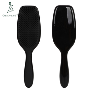 Pinceau démêlant avec logo personnalisé <span class=keywords><strong>pour</strong></span> <span class=keywords><strong>cheveux</strong></span> bouclés, en plastique <span class=keywords><strong>pour</strong></span> femmes et hommes, prêt à être expédié - Product Image 3