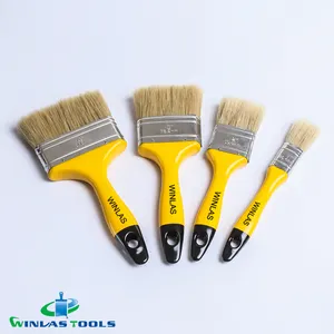 Flat Paint Brush Paint A Wall Natural Bristle Brush Flat Paint Brush With Soft Hair And Wooden Handle