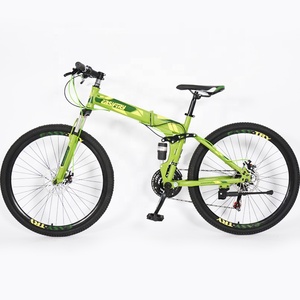 Chất Lượng Cao Đầy Đủ Hệ Thống Treo Có Thể Gập Lại Xe Đạp Từ Trung Quốc 26/27.5/29 Gấp Xe Đạp Leo Núi Với Đĩa Phanh & Thép Ngã Ba - Product Image 6