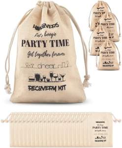 10*15cm algodón cordón regalo envoltura resaca Kit despedida de soltera favores supervivencia bolsas de recuperación para almacenamiento de manualidades - Product Image 1