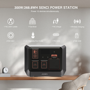 แบตเตอรี่สำรองพกพา Senci 300W 600W สำหรับใช้งานกลางแจ้ง 220V 230V 240V สถานีพลังงานสำรองฉุกเฉินแบบพกพา ความจุขั้นต่ำ 300 Senci Portab - Product Image 2