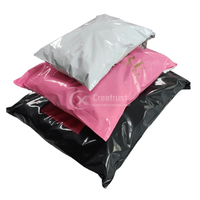 Échantillon gratuit ZGCX en stock, enveloppes noires écologiques, sacs recyclés, fabricant d'enveloppes en polyéthylène blanc