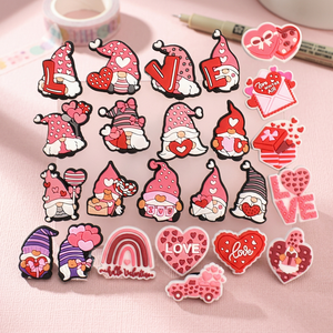 Venta al por mayor de adornos de dibujos animados en relieve de PVC suave ecológico con reverso plano, unisex, para decoración de carnaval, estilo vietnamita - Product Image 2