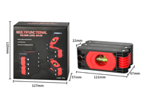 Règle horizontale pliante multifonctionnelle multi-angle haute précision avec règle d'équilibre magnétique jauge pour le travail du bois