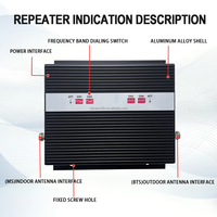 Répéteur de réseau haute puissance 27dbm 2G3G4G5G CDMA850 GSM900 DCS1800 WCDMA2100 ALC Amplificateur de signal mobile pour la maison/souterrain/bureau