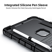 Étui robuste antichoc avec support, porte-crayon et dragonne pour tablette iPad 7e, 8e et 9e génération 10,2 pouces – Vente en gros