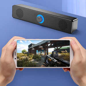 S033034 Audio Notebook Computadora <span class=keywords><strong>Sound</strong></span> <span class=keywords><strong>Blaster</strong></span> Subwoofer Perilla Usb Altavoz con cable Led Rgb - Product Image 5
