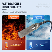 Capteur de température et d'humidité SHT30 SHT20 SHT35 SHT40 avec sonde métallique frittée pour scénarios à forte teneur en poussière et haute sensibilité