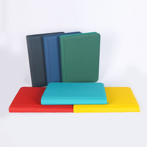 Poke Thẻ Thư Mục Vàng Logo In Ấn Tùy Chỉnh PU Da Đẹp OEM Tùy Chỉnh Phong Cách Đóng Gói Văn Phòng Trường Thiết Kế Chất Liệu Loại - Product Image 2