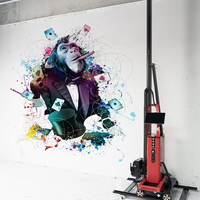 Impresora de Pared de Inyección de Tinta Automática MK02, Tinta UV, Impresión de Murales de Arte Vertical en 3D de Alta Definición, Pintura Directa en la Pared