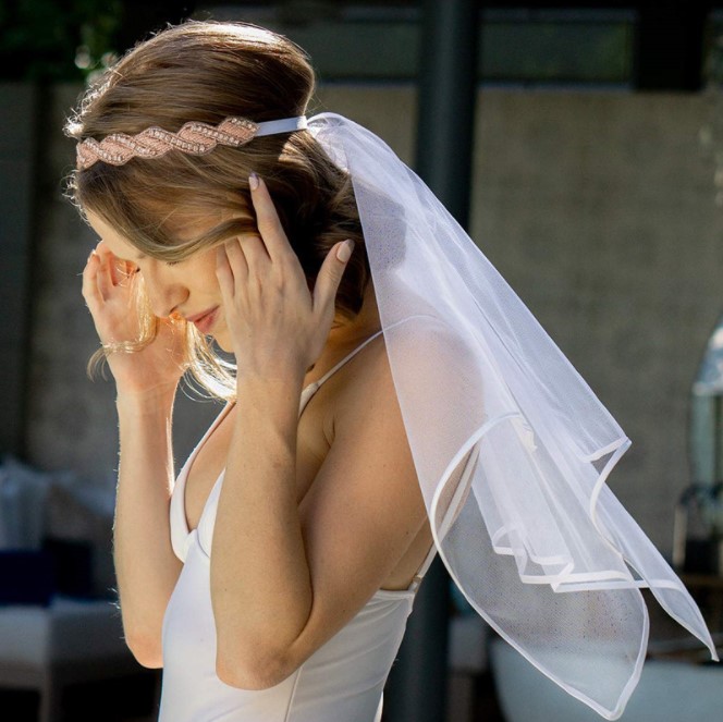 Оптовая продажа, хит продаж, свадебный венок с вуалью для невесты, белый цветочный венок