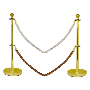 Innovador Poste de Acero Inoxidable Dorado para Filas y Colas, Poste de 5m para Alfombra Roja, Barrera de Seguridad de Grado Ingeniería - Product Image 2