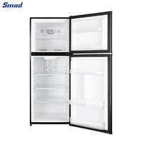 Réfrigérateurs Frigo en acier inoxydable, réversibles, à deux portes, taille appartement, avec congélateur supérieur, pour usage domestique et commercial, 12 pieds cubes