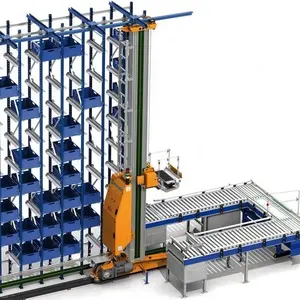 Factory box racking system for warehouse