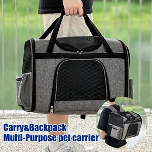 Custom Multifunction Dog <strong>cat</strong> Outdoor Traveling Carrier <strong>Backpack</strong> Large Capacity Strong Strap Pet Carrier Bag - Product Image 4
