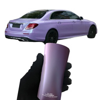 Film de protection de voiture en vinyle TPU mat violet, couleur changeante, anti-rayures, résistant aux UV, rouleau de film de protection de voiture, violet