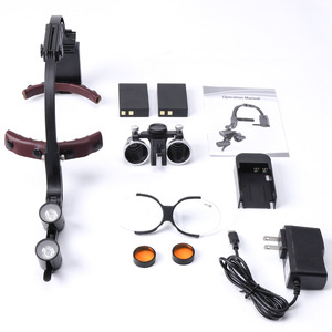 Dental <b>Microscope</b> Headlamp 2.5X LED Portable Headlight For Oral ENT Use - Product Image 4