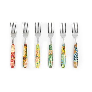 Set di Posate in Acciaio Inossidabile La Via Della Seta Excelsa 24 Pezzi Multicolore - Product Image 2