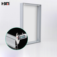 Profilé en aluminium pour cadre de caisson lumineux publicitaire en tissu – Fabricant de profilés en aluminium pour caissons lumineux