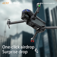 Drone AE30 haut de gamme avec cardan mécanique à trois axes, 45 minutes de temps de vol, portée de vol de 10 km, drone pliable professionnel RC FPV quadricoptère