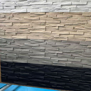 Panneau mural en polyuréthane durable, placage en pierre PU pour les couloirs des espaces publics, décoration murale à fort trafic - Product Image 1