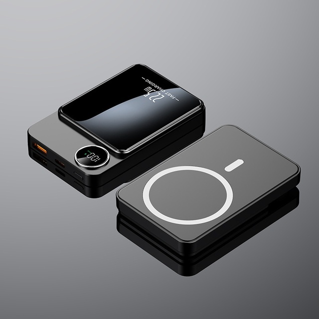 Hot Sale Mini Portable Magnetic Power Bank with 10000mAh Large Capacity 22.5W Fast Charging and Customizable Logo Printing