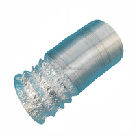 Tuyau flexible en aluminium résistant au feu haute pression, norme ISO -30~+250 pour la ventilation d'échappement 50-400 mm