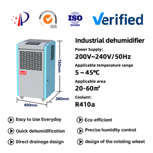 Nuovo Deumidificatore Elettrico Industriale <span class=keywords><strong>R410A</strong></span> per Fattorie, Seminterrati, Hotel, Tappeti e Auto - Product Image 2