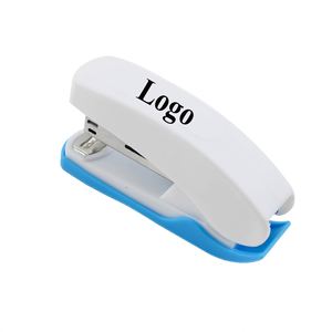 Mini grapadora de PVC con logo personalizado impreso - Set de colores variados para útiles escolares - Product Image 1