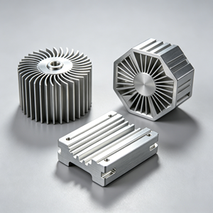ฮีทซิงค์อะลูมิเนียมขึ้นรูปด้วยเครื่อง CNC สำหรับงานกลึง สำหรับระบายความร้อนอุปกรณ์อิเล็กทรอนิกส์ ผลิตตามแบบ จากกวางตุ้ง - Product Image 4