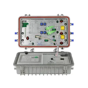 केबल टीवी एजीसी 4 रास्ता 1550nm ऑप्टिकल रिसीवर के लिए आउटडोर