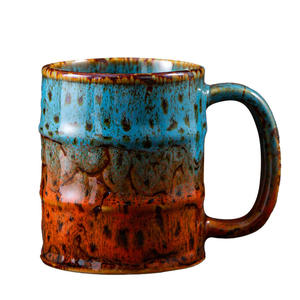 Mug à café en céramique de haute qualité, design créatif vintage effet four, motif fût d'huile amusant, compatible micro-ondes et lave-vaisselle - Product Image 5