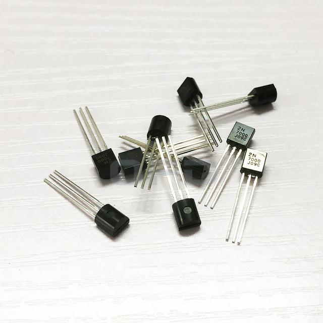 2N7000 TO-92 MOSFET Transistors Integrated Circuit ICs N-Channel Enhancement Mode Field Effect Transistor 2N7000
