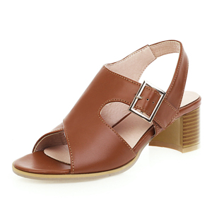 Sandales à talons hauts pour femmes, élégantes, talons épais, vacances décontractées, <span class=keywords><strong>escarpins</strong></span> romains - Product Image 5