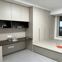 Lit de rangement tatami moderne en panneau écologique – Mobilier de chambre minimaliste
