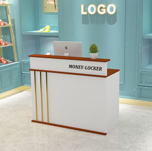 Bancone Reception per Piccoli Hotel, Saloni di Bellezza, Negozi al Dettaglio e Minimarket, Design del Bancone Cassa con Immagini - Product Image 5