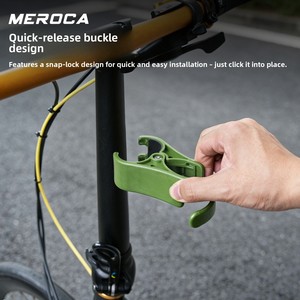 Porte-bidon pliable à dégagement rapide MEROCA CH01 pour vélos Dahon/Xiaobu ; Support pour tasse à café, lait, thé et bouteille d'eau - Product Image 1