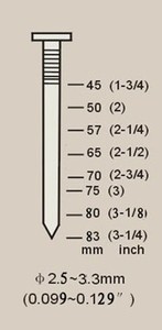 Luftpistola-Spulen nagel pistole CN55, CN70, CN80, CN90, CN100 - Product Image 4