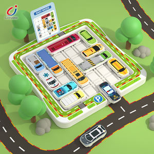 Juego de Rompecabezas Magnético Chengji para Actividades de Aprendizaje Temprano, Juguete Educativo de Estacionamiento con Tarjetas Coloridas - Product Image 2