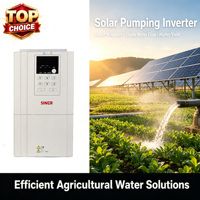 Inversor de bomba solar monofásico y trifásico 220V/380V 0.75kw 1.5kw 2.2kw a prueba de agua para sistemas de riego solar
