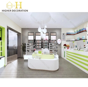 ديكور داخلي لمتجر طبي، رفوف صيدلية خشبية، خزانة عرض للصيدلية - Product Image 3