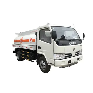 2024 sıcak satış DFAC 5000 litre sol el sürücü yağ tankı kamyonu yakıt tankı kamyon ucuz fiyat